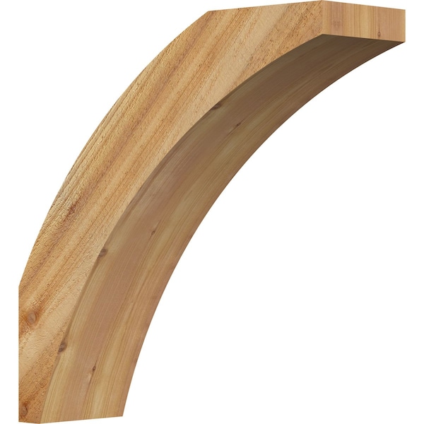 Ekena Millwork 6"W x 20"D x 20"H Thorton Rough Sawn Knee Brace, Western Red Cedar BRC06X20X20THR00RWR - main